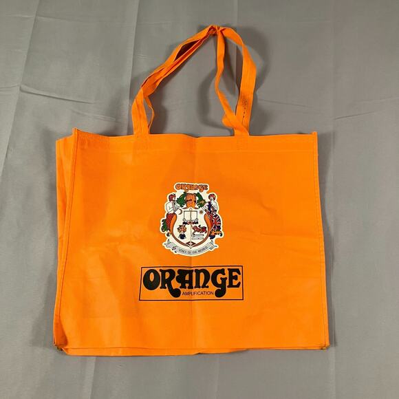 Orange Amplification Tote Bag 17x15 Logo Music Promo Slight Marks See Photos - Picture 1 of 16